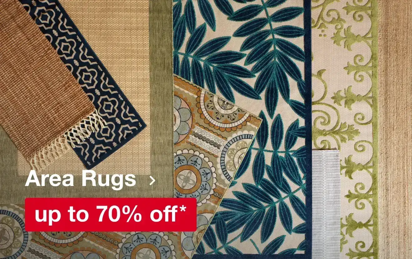 Shop Area Rugs Up to 70% Off