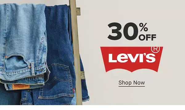 30% off Levi's. Shop now.