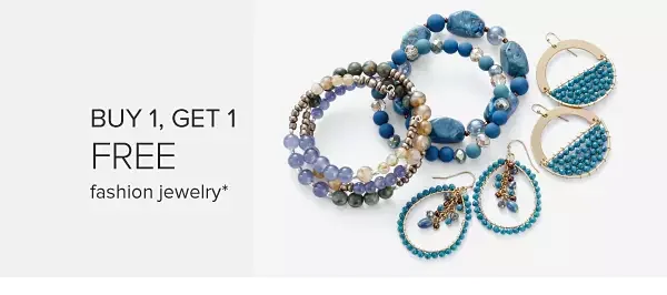 Buy 1, get 1 free fashion jewelry.