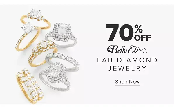 70% off Belk & Co. lab diamond jewelry. Shop Now.