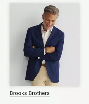 Image of man in jacket. Shop Brooks Brothers.
