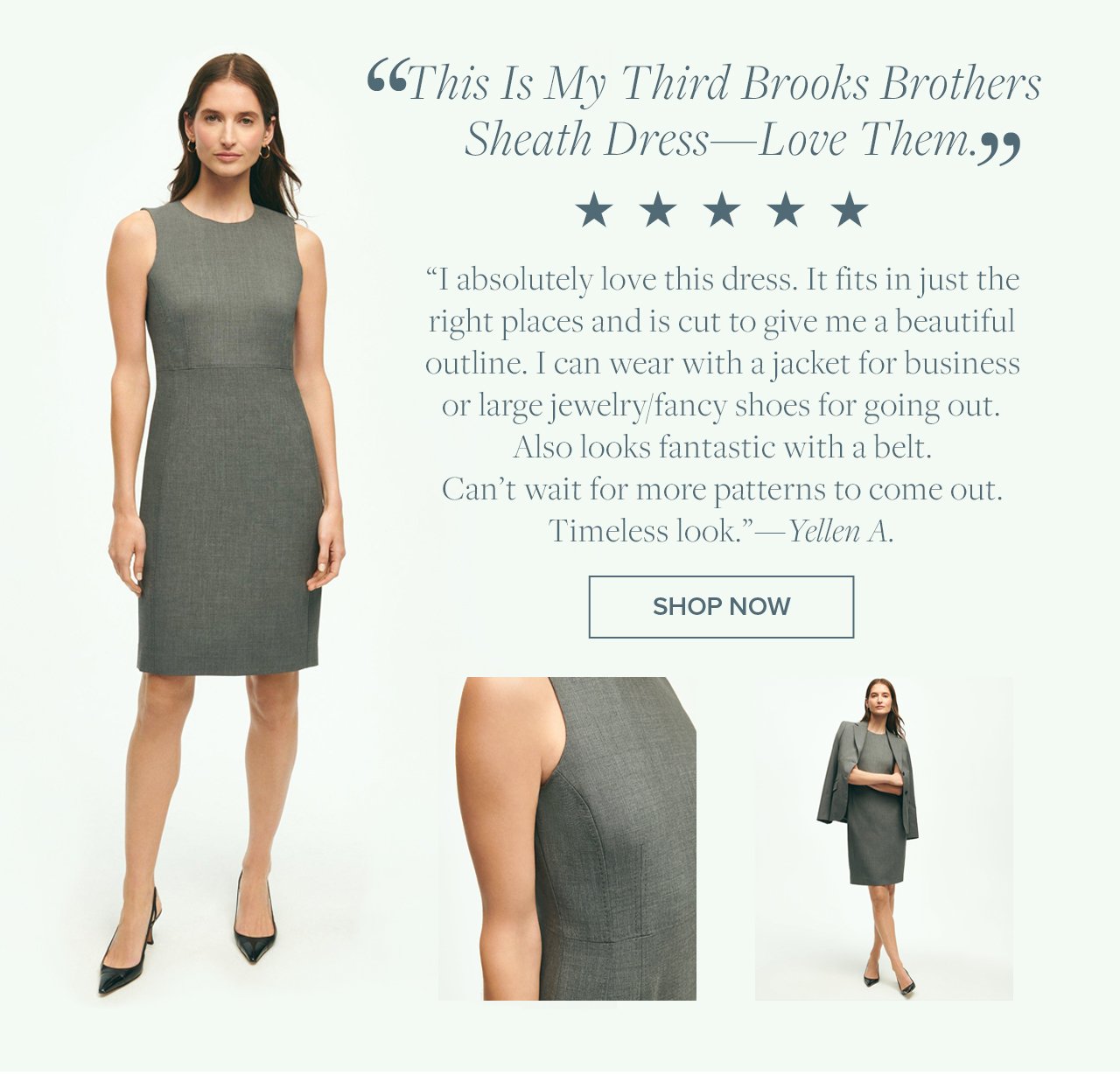 This is My Third Brooks Brothers Sheath Dress - Love Them. Shop Now