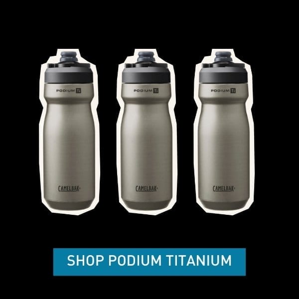 Podium® Titanium 18oz Bike Bottle