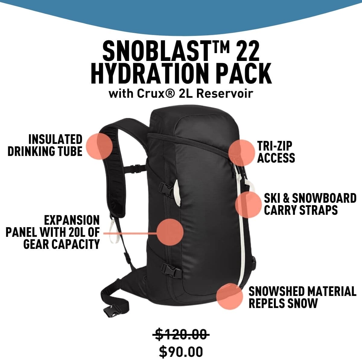 SnoBlast™ 22 Hydration Pack