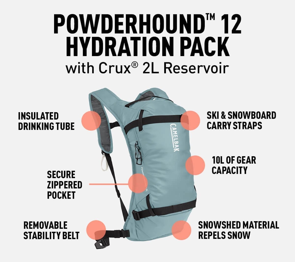Powderhound ™ 12 Hydration Pack