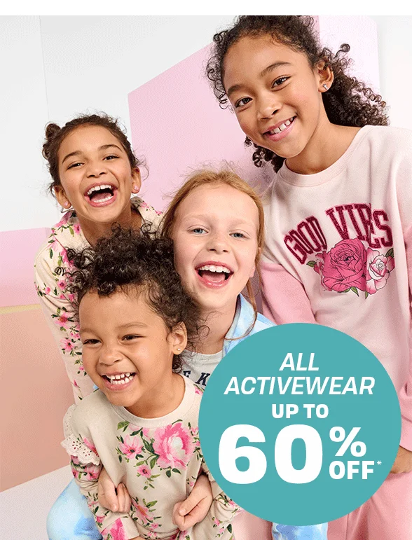 Up to 60% off All Activewear