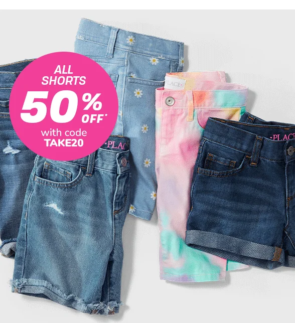 50% off All Shorts