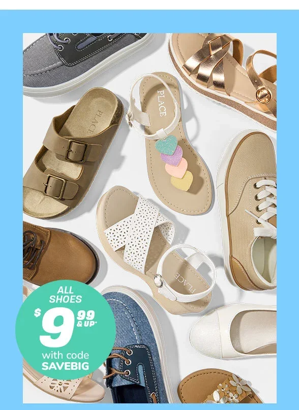 \\$9.99 & Up All Shoes