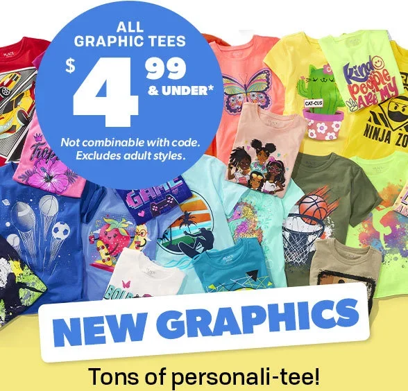 \\$4.99 & under All Graphic Tees 