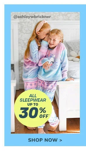 Up to 30% Off All Sleepwear