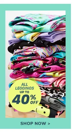 Up to 40% Off All Leggings 