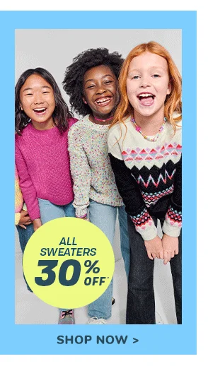 30% Off All Sweaters