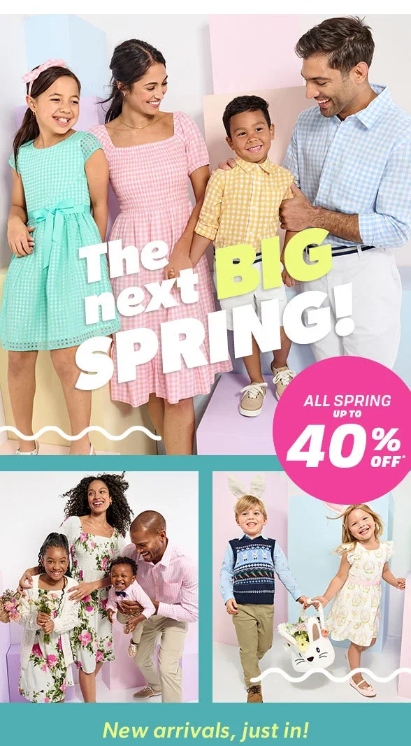 Up to 40% off All Spring