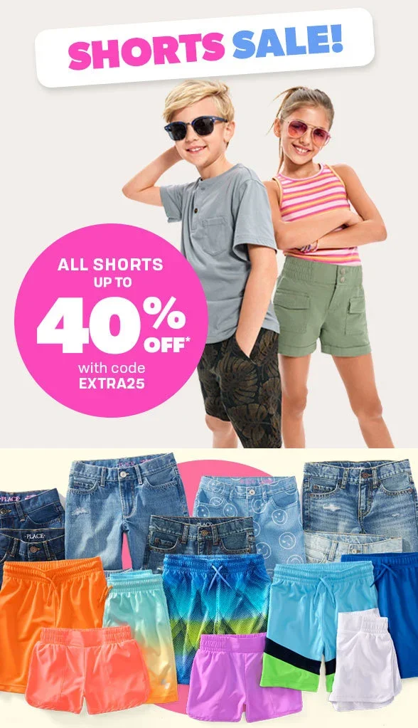 Up to 40% off All Shorts