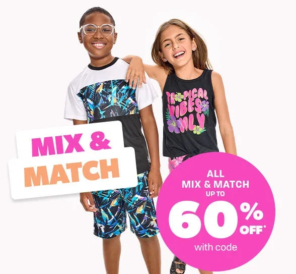 Up to 60% off All Mix & Match 