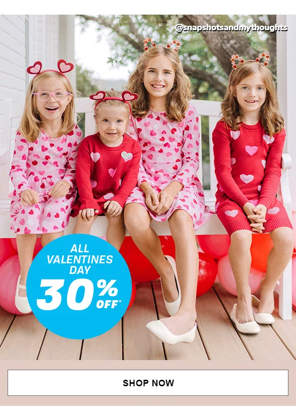 30% off All Valentine's Day