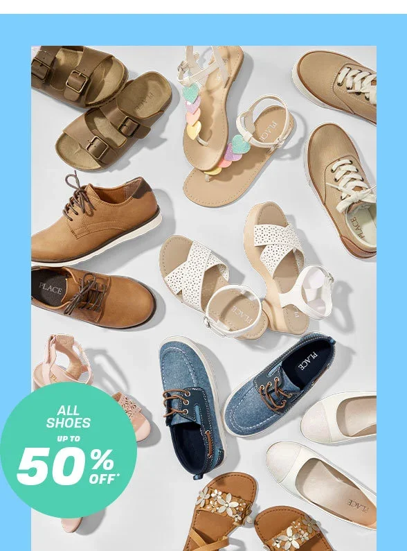 Up to 50% off All Shoes