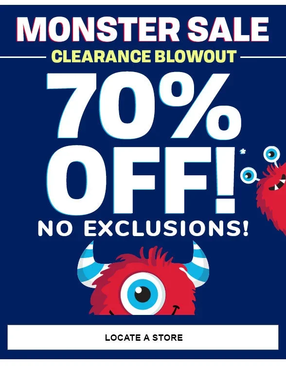 All Clearance 70% off