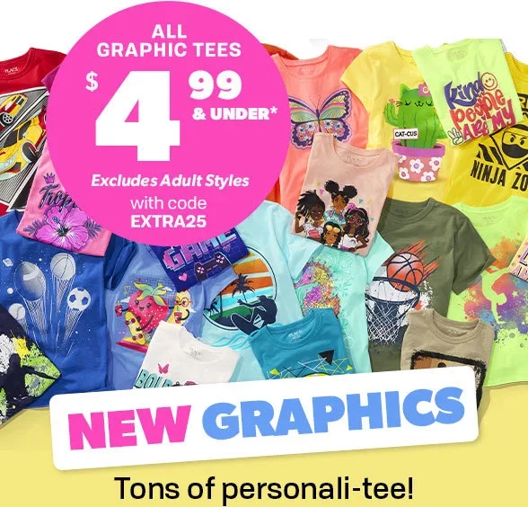 \\$4.99 & under All Graphic Tees 