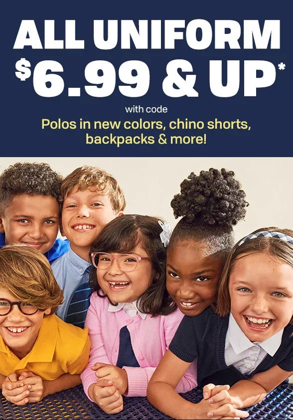 \\$6.99 & Up All Uniform