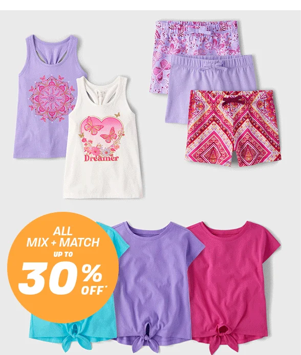 Up to 30% off All Mix & Match