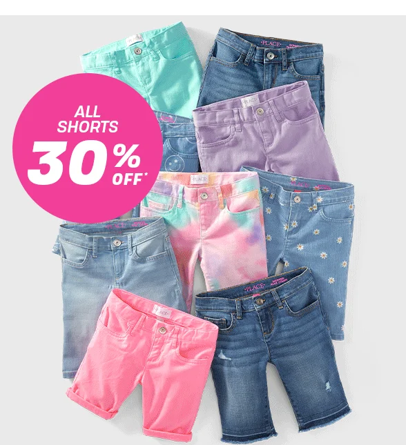 30% off All Shorts