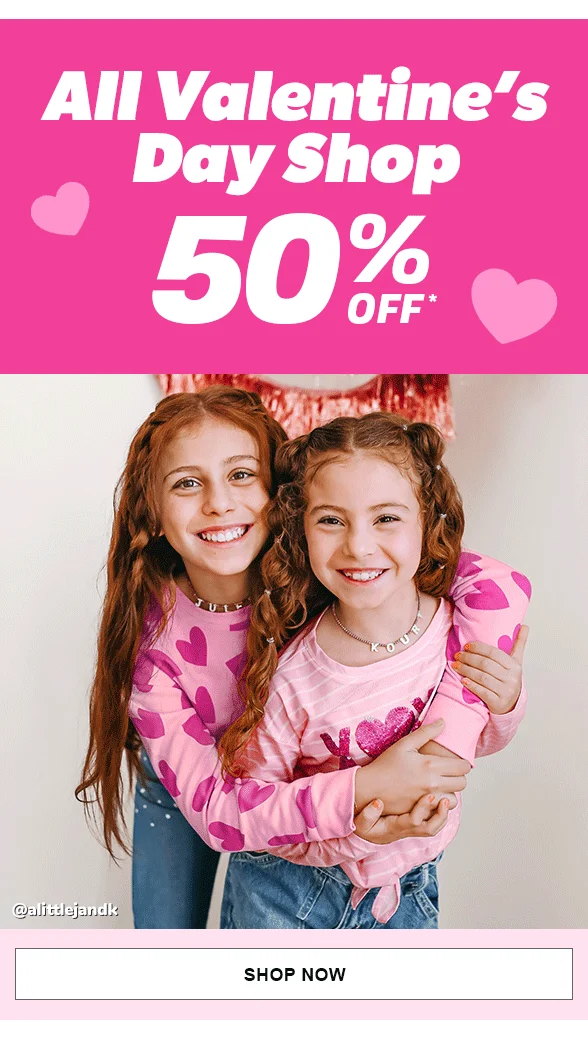 50% off All Valentine's Day Shop