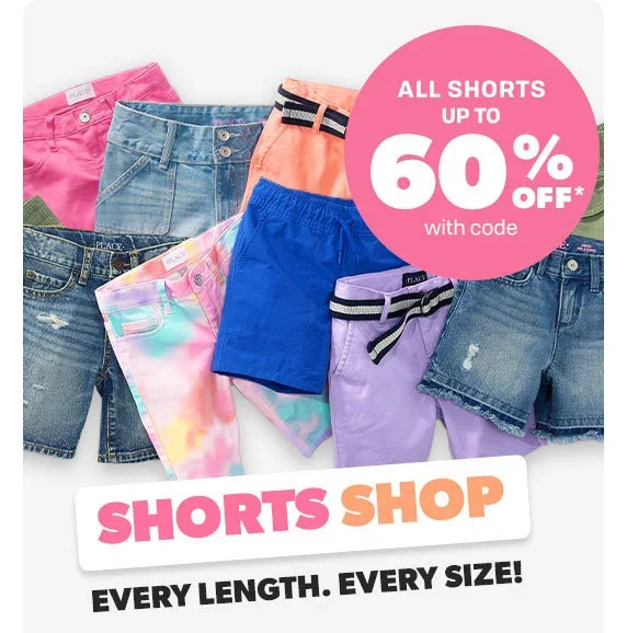 Up to 60% off All Shorts