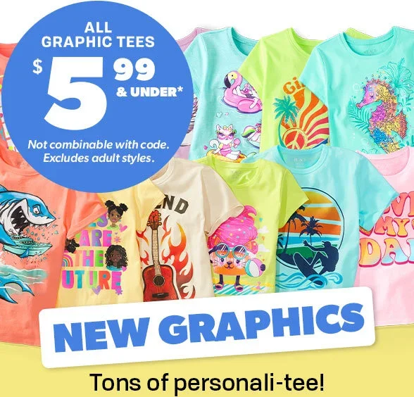 \\$5.99 & under All Graphic Tees 