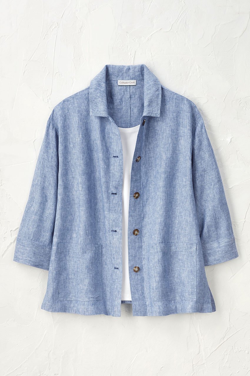 Easy Linen Shirt Jacket