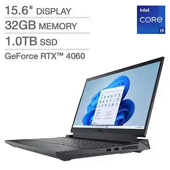 Dell G15 Gaming Laptop with 13th Gen Intel Core i9 Processor and GeForce RTX 4060 Graphics