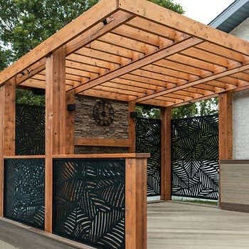 Elevate Your Outdoor Space with our Privacy Screens and Planters