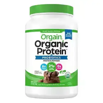 Orgain Organic Protein Probiotics, Creamy Chocolate Fudge