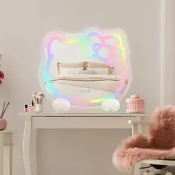 Hello Kitty Wall Mirror 2.0 With Bluetooth Speakers and Specialty Base