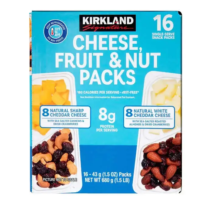 Kirkland Signature Cheese, Fruit and Nut Snacks Variety
