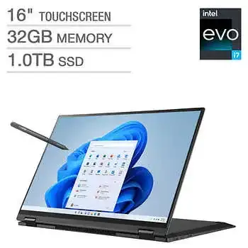 LG Gram 2-in-1 16-inch Touchscreen Intel Evo Platform Laptop with 13th Gen Intel Core i7 Processor