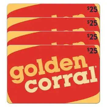 Golden Corral Four Restaurant \\$25 Gift Cards, Mailed in 3-5 days