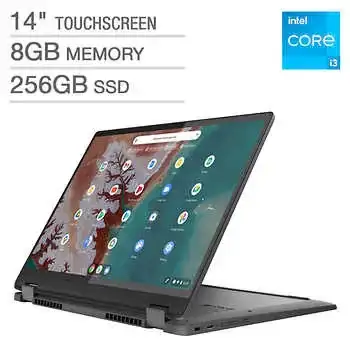 Lenovo Flex 5i 14-inch Touchscreen 2-in-1 Chromebook Laptop with 12th Gen Intel Core i3 Processor