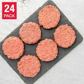 Rastelli’s Antibiotic-Free Wagyu Beef Craft Burgers , 24 Total Count, 8.25 lbs Total