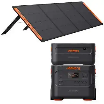 Jackery Explorer 2000 Plus Portable Power Station 4086Wh Capacity with 200W Solar Panel