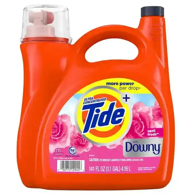 Tide Plus Downy HE Liquid Laundry Detergent, April Fresh, 111 Loads