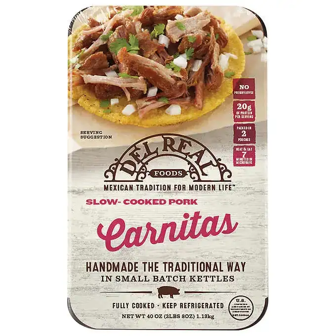 Del Real Foods Pork Carnitas