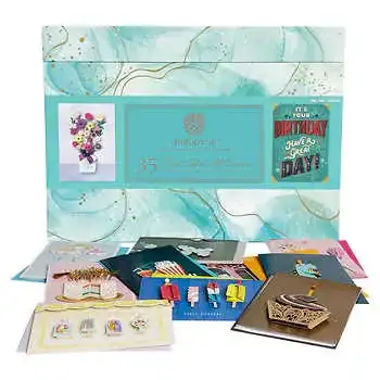 Hand Crafted All Occasion Greeting Card Collection, 35-count