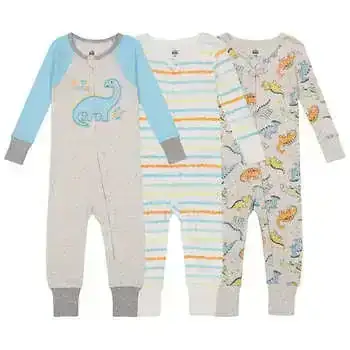 KHQ Kids' 3-Pack Cotton Sleepers