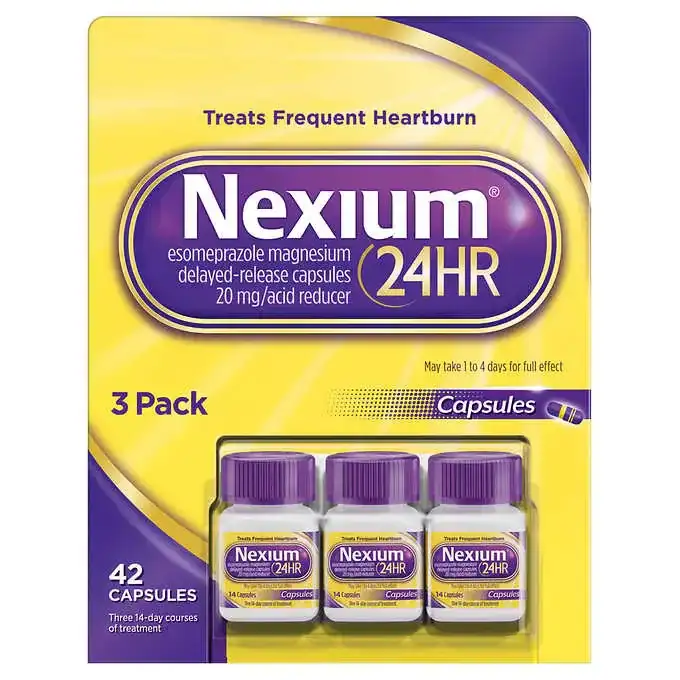 Nexium 24HR Acid Reducer 20 mg, 42 Capsules