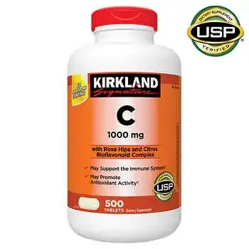 Kirkland Signature Vitamin C 1,000 mg, 500 Tablets