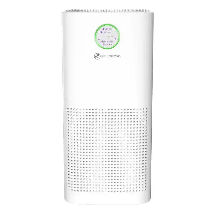 GermGuardian 6-in-1 Large Room Air Purifier with HEPA Filter and Air Quality Monitor