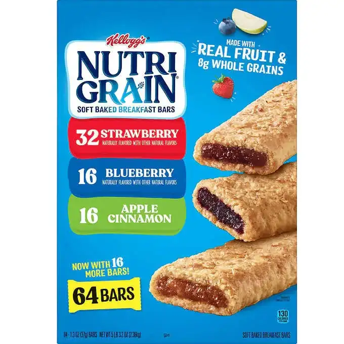Kellogg's Nutri-Grain Breakfast Bars, Variety Pack
