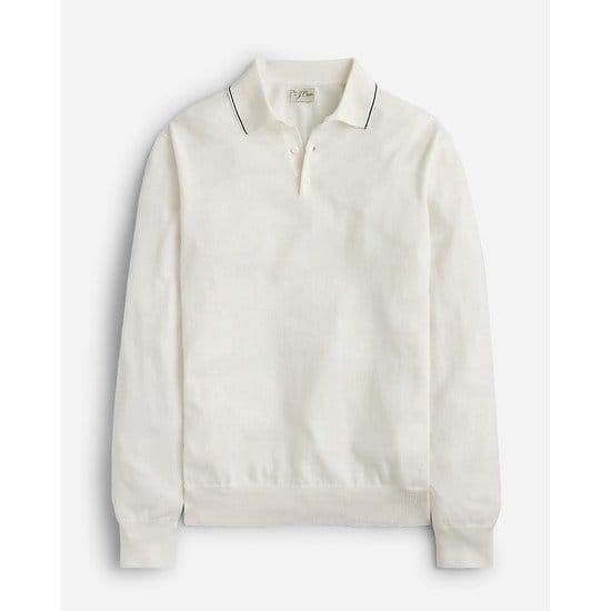 Heritage cotton tipped sweater-polo