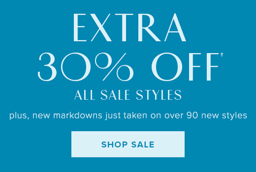Extra 30% off all sale styles through »